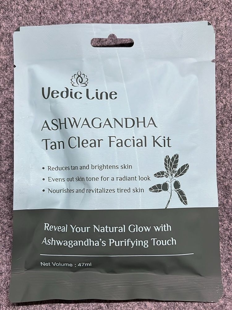 Vedic line Ashwagandha Tan Clear Facial Kit