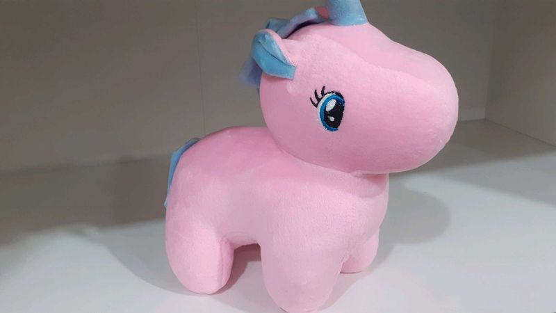 Pink Plush Unicorn Toy