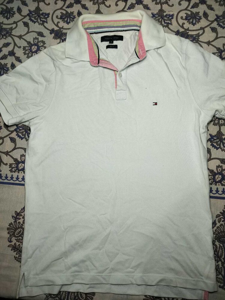 Tommy Hilfiger White Polo Shirt
