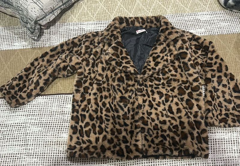 Leapord Print Coat For Women