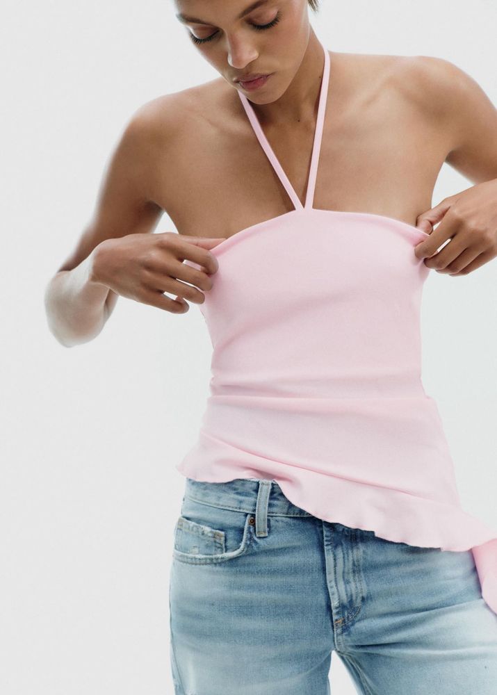 Zara Halter Neck Top