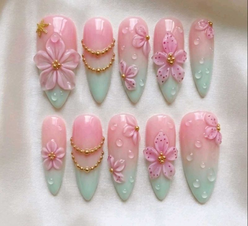 Cherry Blossom Press-On Nails