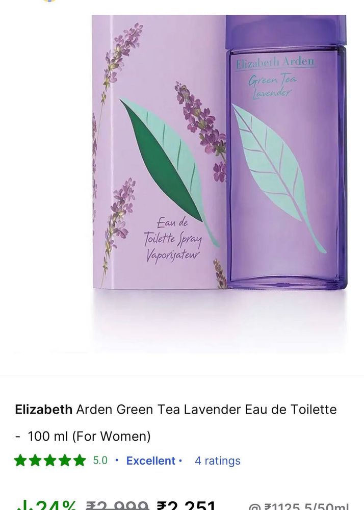 Elizabeth Arden Green Tea Lavender 100ml