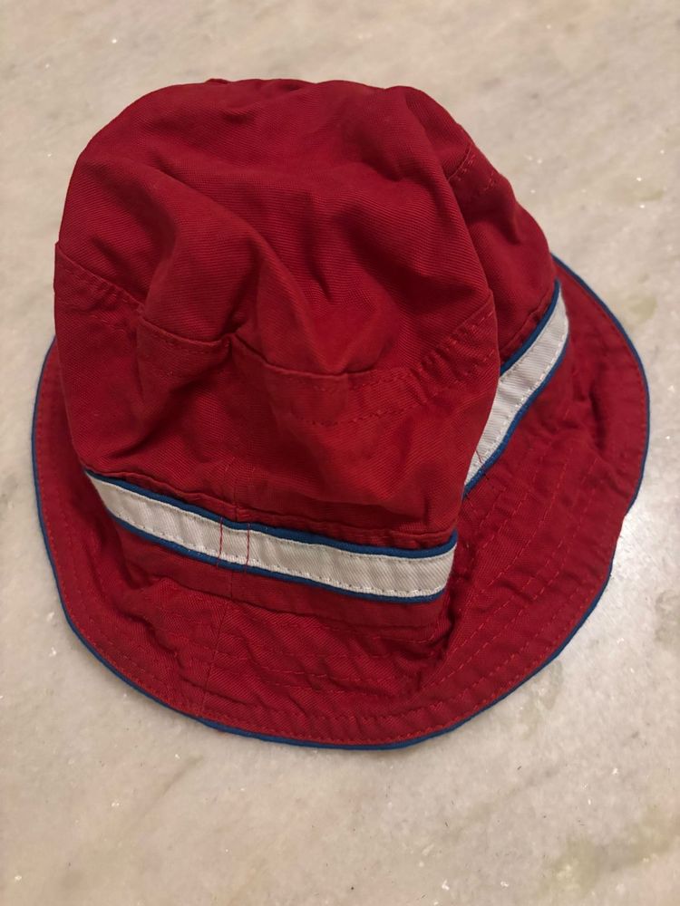 Red Bucket Hat