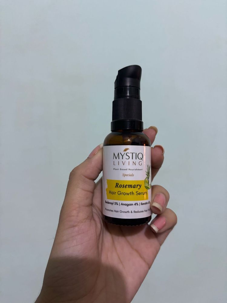 Mystiq living hair growth serum