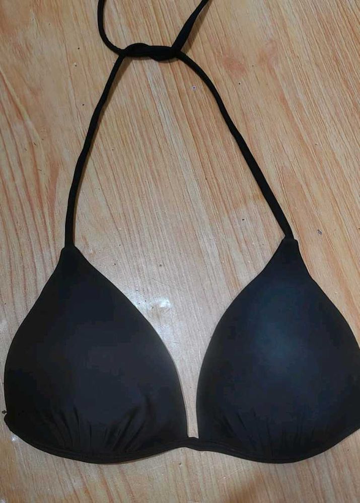 🔊✨Combo Classic Black Halter Bikini &amp;Cream lace (