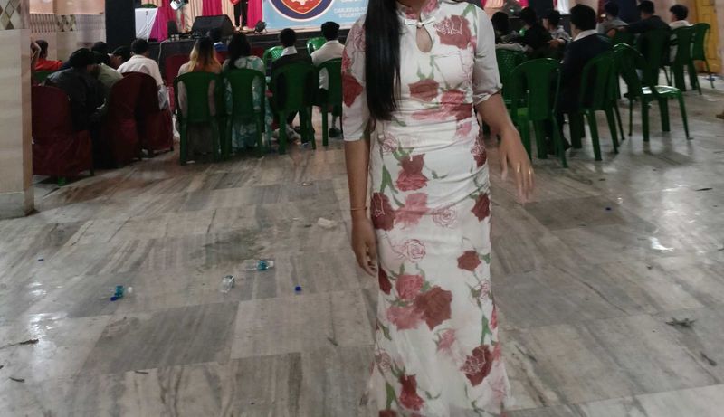 Floral Print Maxi Dress
