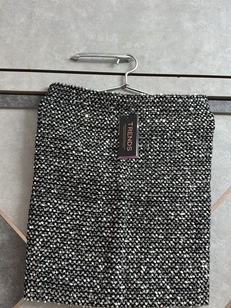 Sparkling Sequin Mini Skirt