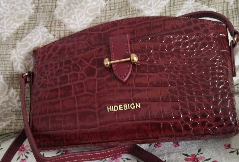 🛑 HIDESIGN LUXURY LEATHER SLING BAG