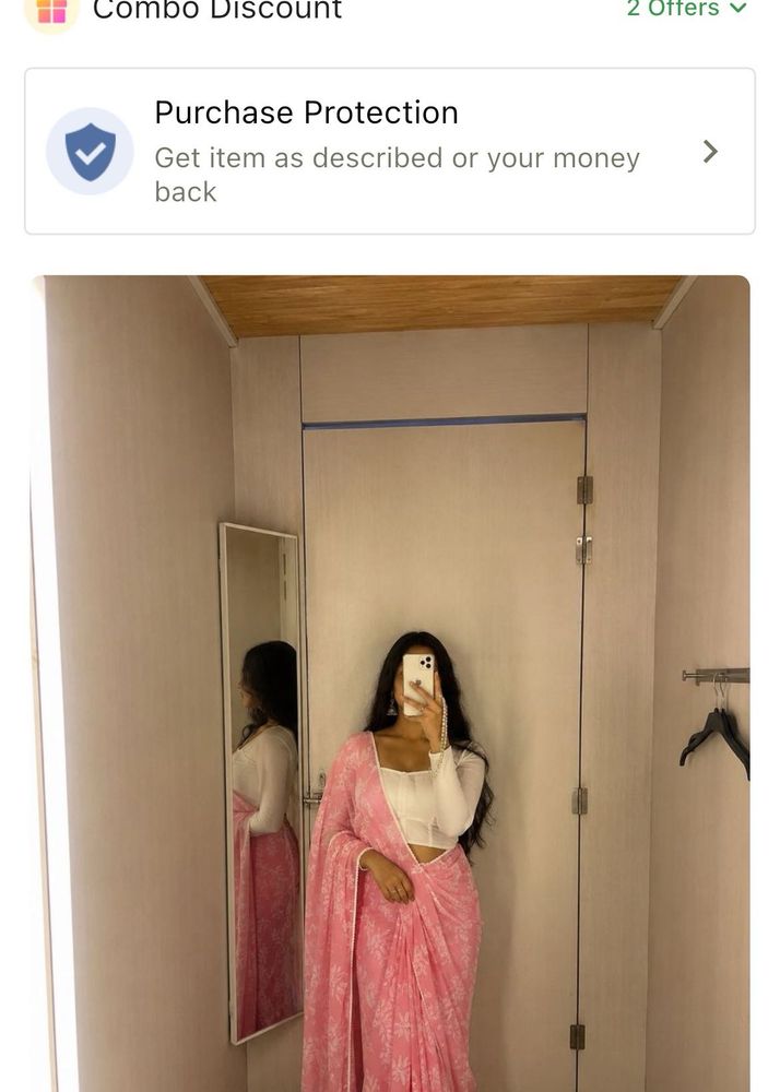 Pretty Pink Saree