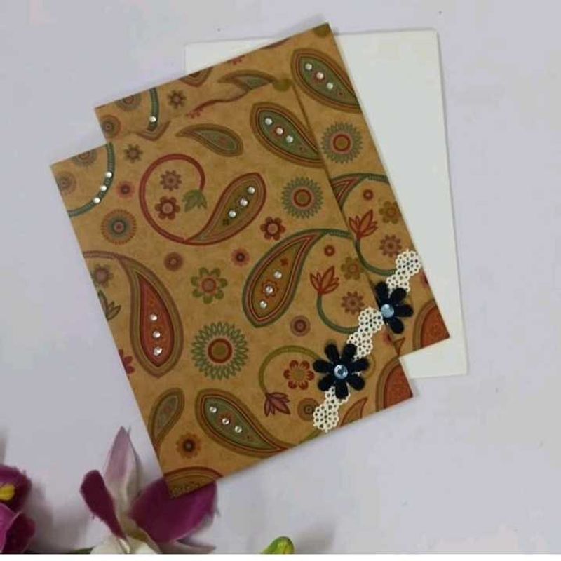 Handmade Greeting Card-cum-Money Envelope (Pair)