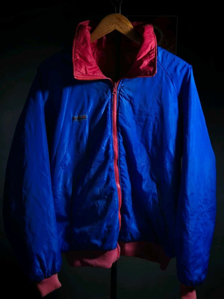 columbia multiside Blue &amp; Red Zip-Up Jacket