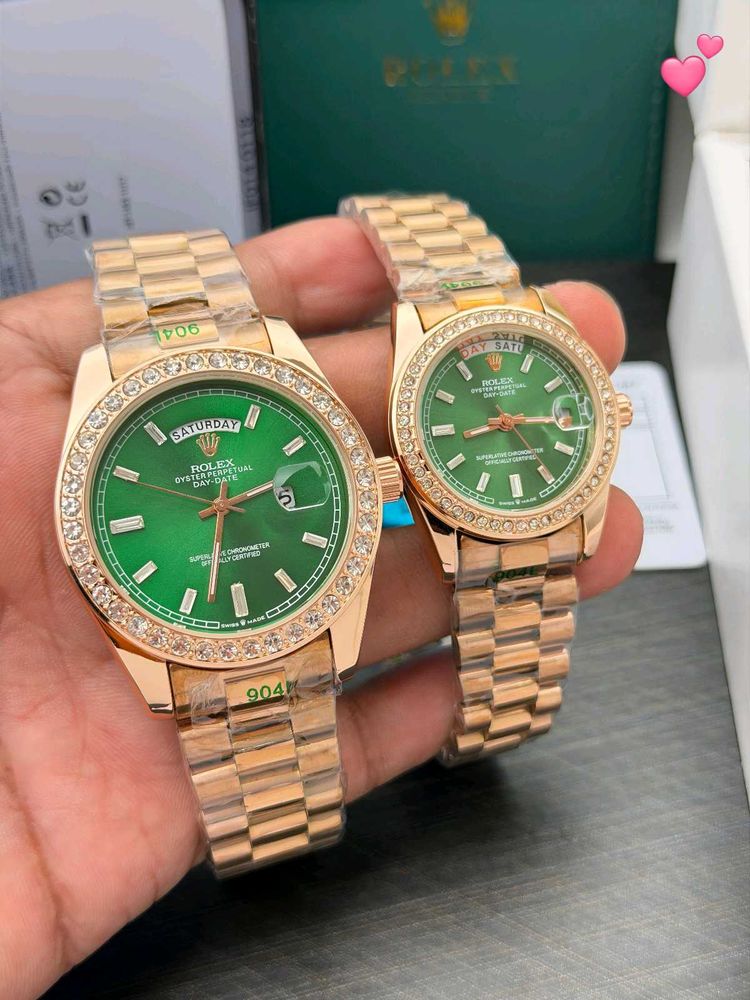 Rolex Couples Watch  Diamond Bezel