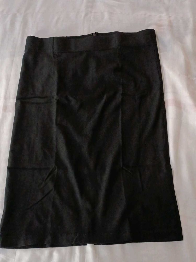 Classic Black Pencil Skirt