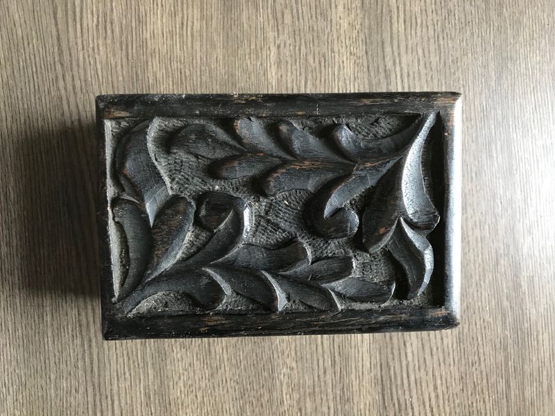 wooden jewellery box