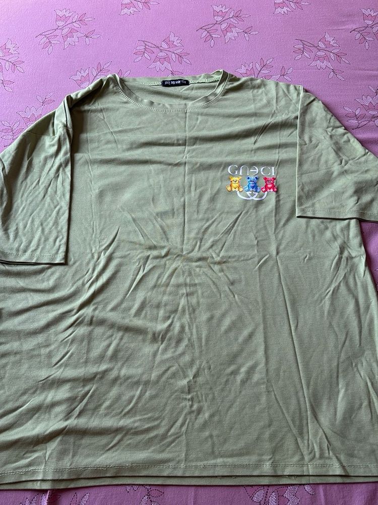 Cute Teddy Bear Graphic T-Shirt