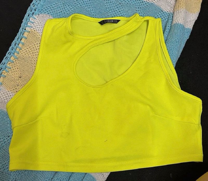 Neon Yellow Tank Top