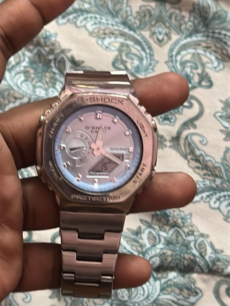 G-Shock Watch Blue silver Tone