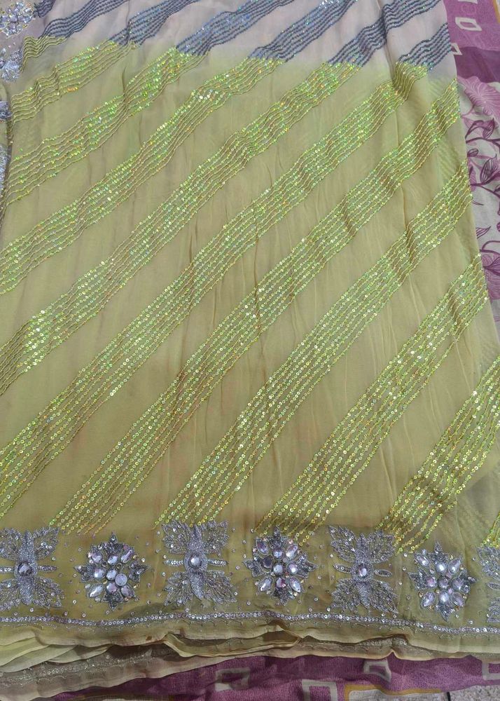 Embellished Georgette Saree