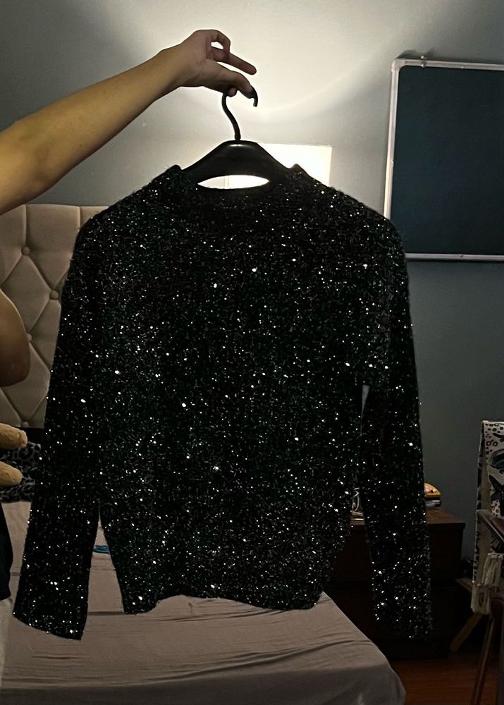 Shimmer Party Pullover Sweater