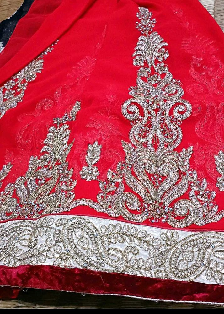 Designer Embroidered Saree