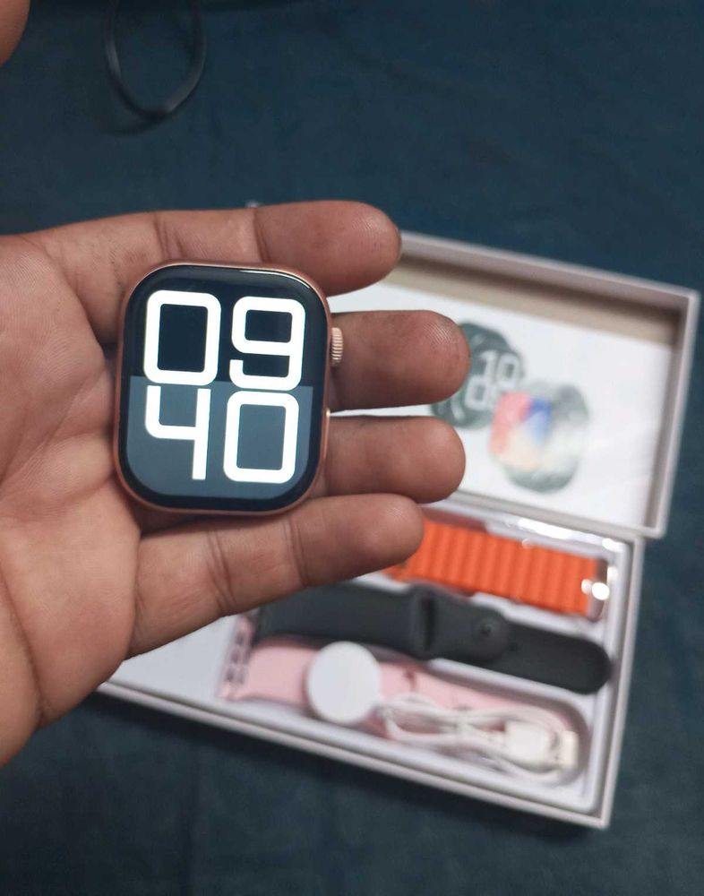 Smartwatch with Multiple Straps