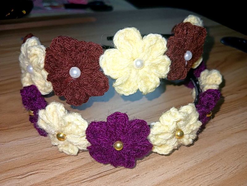 crochet hair band