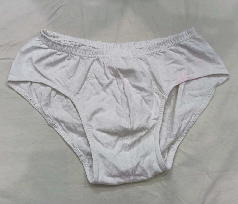 💙 Classic White Men's Briefs
