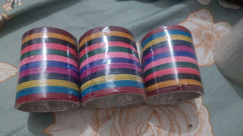 Colorful Stack of Bangles