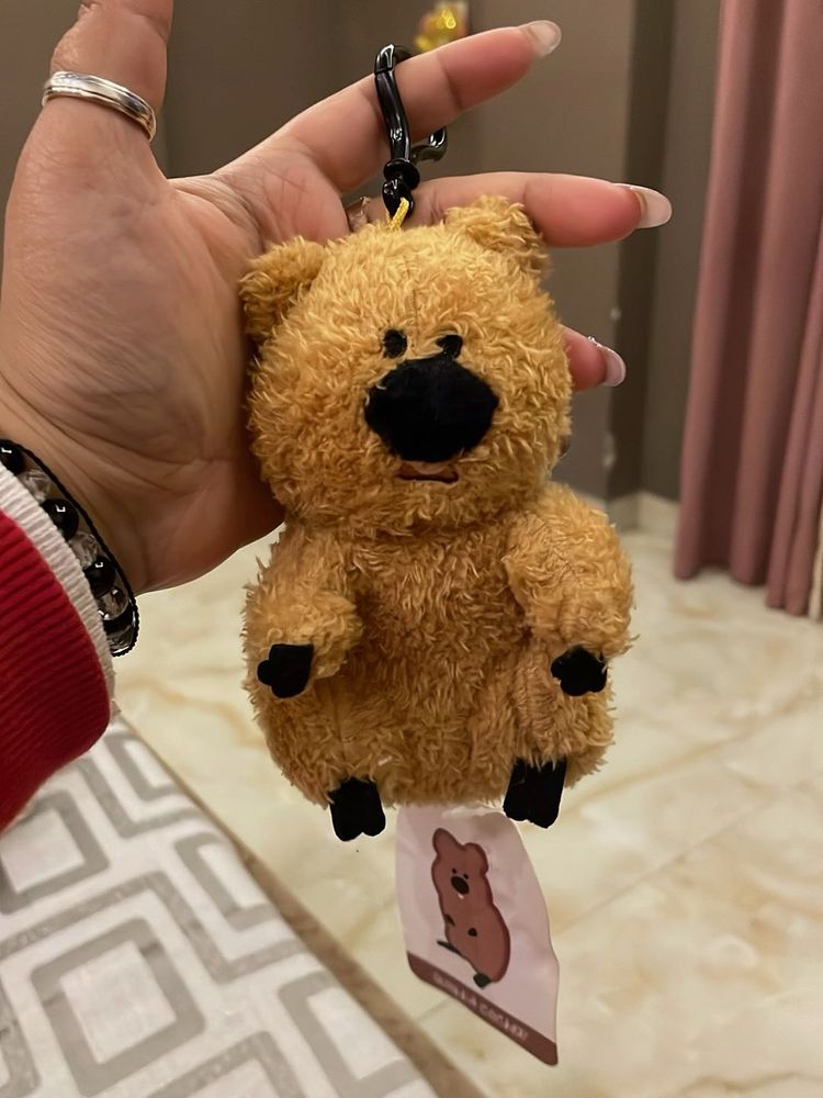 Wombat Plush Keychain