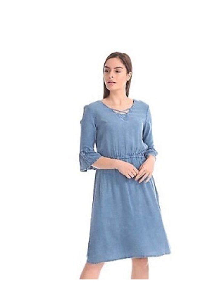 Cherokee Soft Cotton Denim Dress