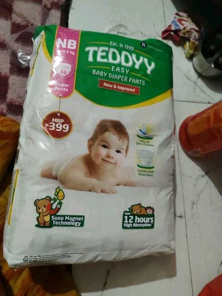 Teddyy Easy Baby Diaper Pants - NB Size