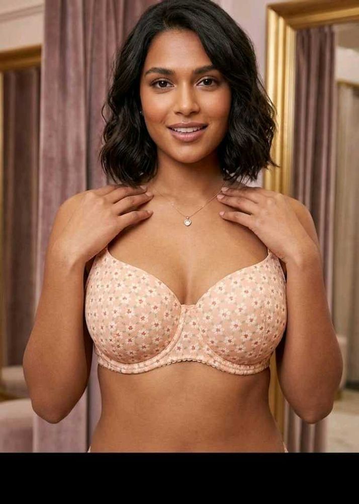 Floral Print Bra