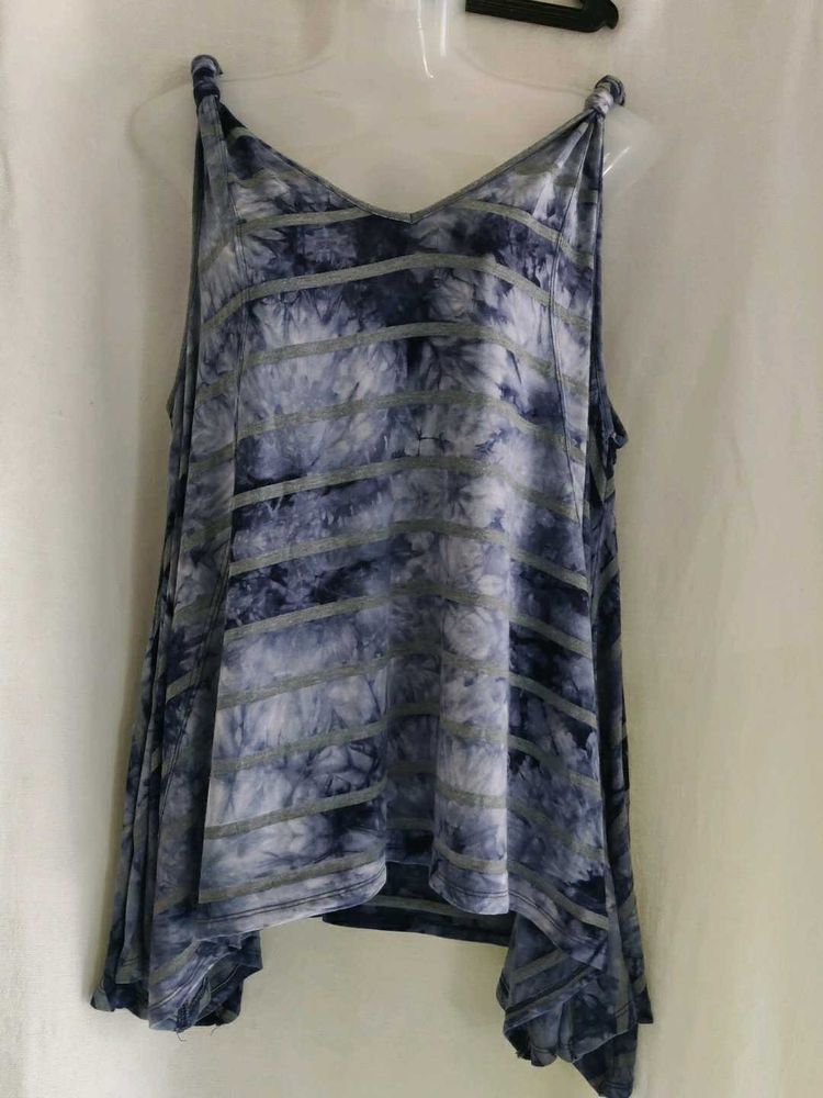 Seven Boho Tie-Dye Stripe Tank Top
