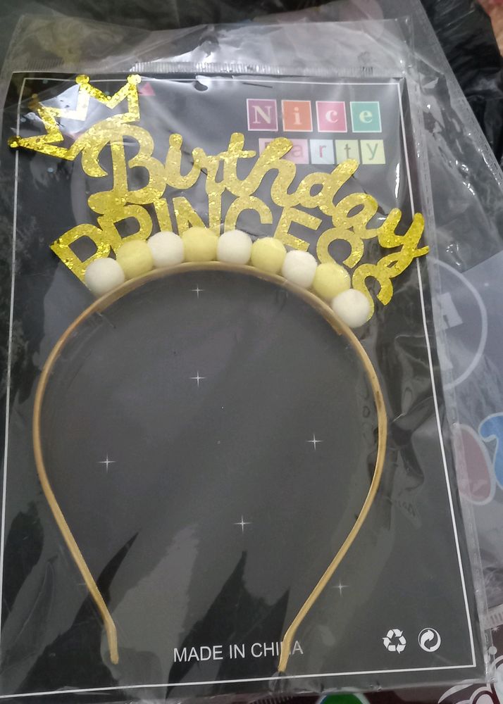 Hair Band Birthday Princess