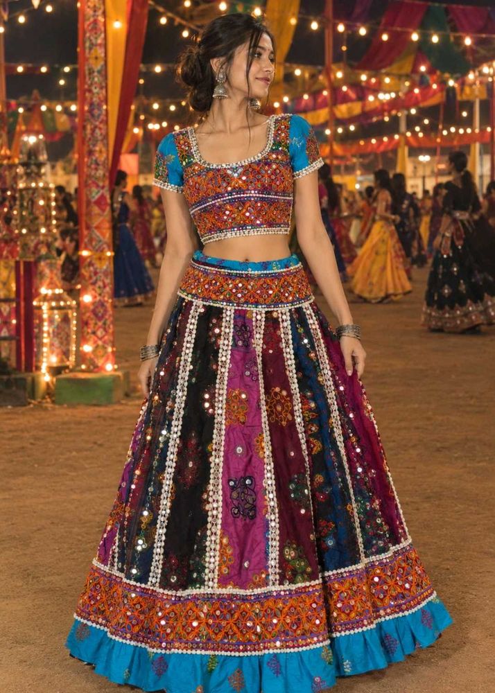 Vibrant Embroidered Lehenga Choli Set