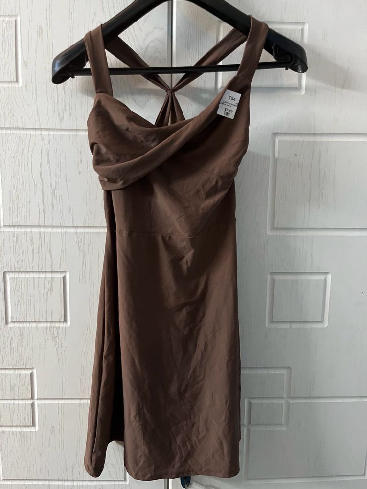 🐻Brown Casual Dress