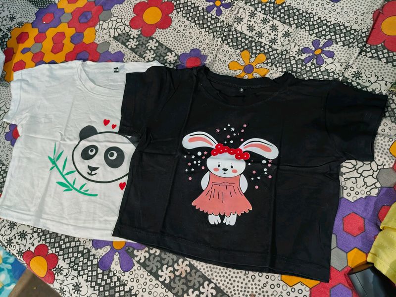 Combo Pack Of 4 Trendy Crop Tops