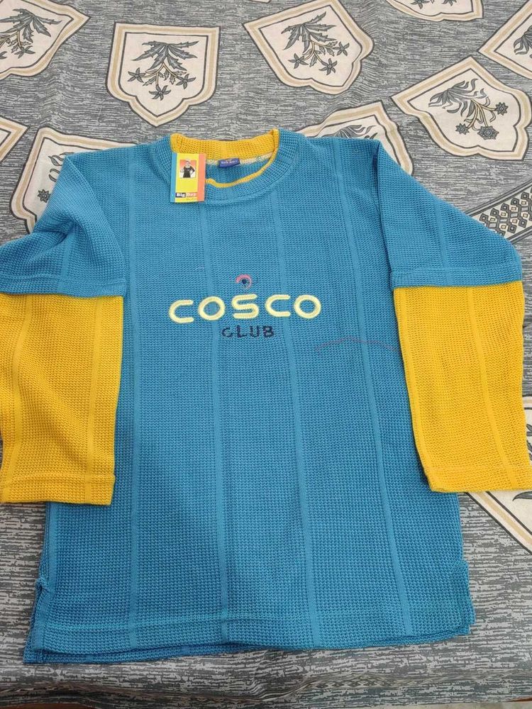 Cosco Club Blue &amp; Yellow Sweater