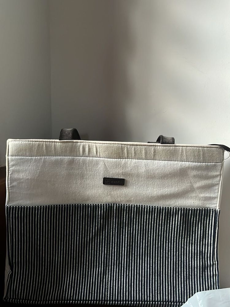 Stylish Striped Tote Bag