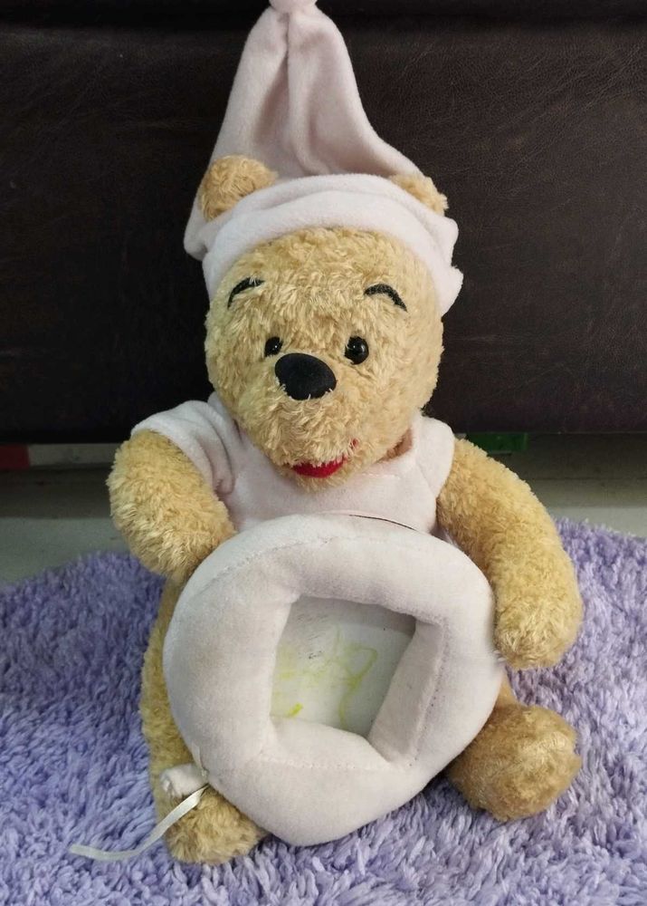 Winnie the Pooh Plush Photo Frame