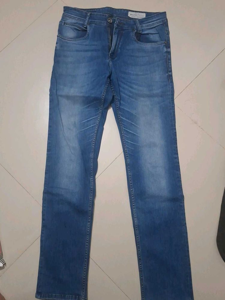 Men's Blue Wash Denim Jeans