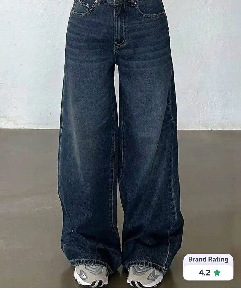 Dark Wash Wide Leg Jeans