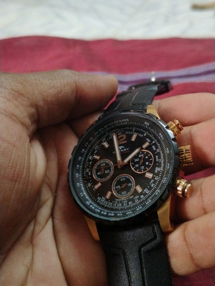 Foreign Watch Rotary Men's Chronograph Watc