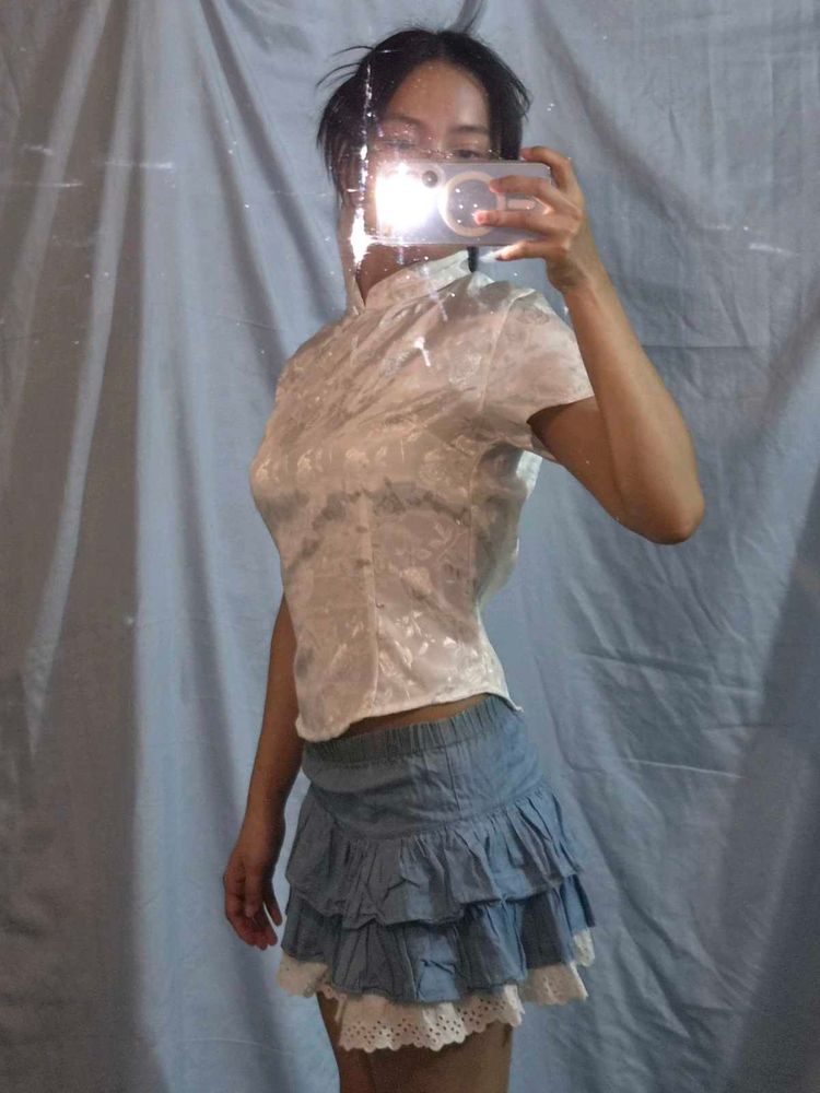 ruffled Mini skirt