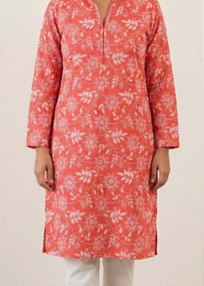 Floral Print Kurta