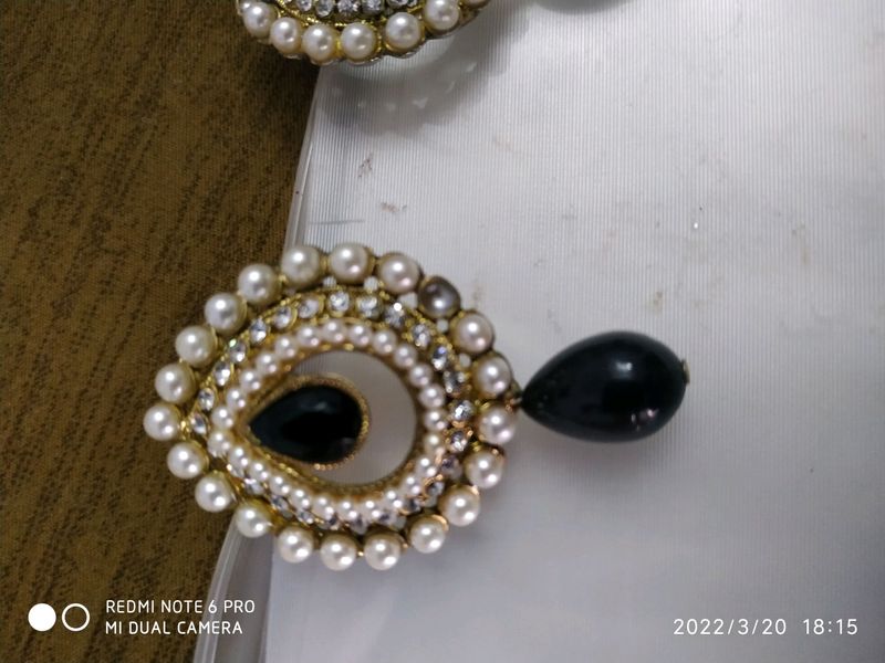 pearl earrings