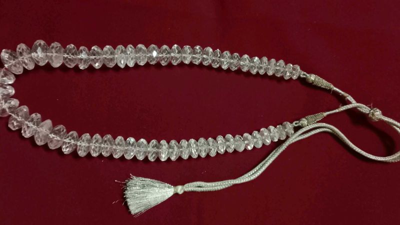Elegant real quartz Necklace with Tassel