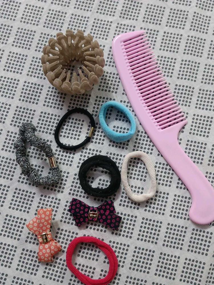 Hair Accessory Set with Comb