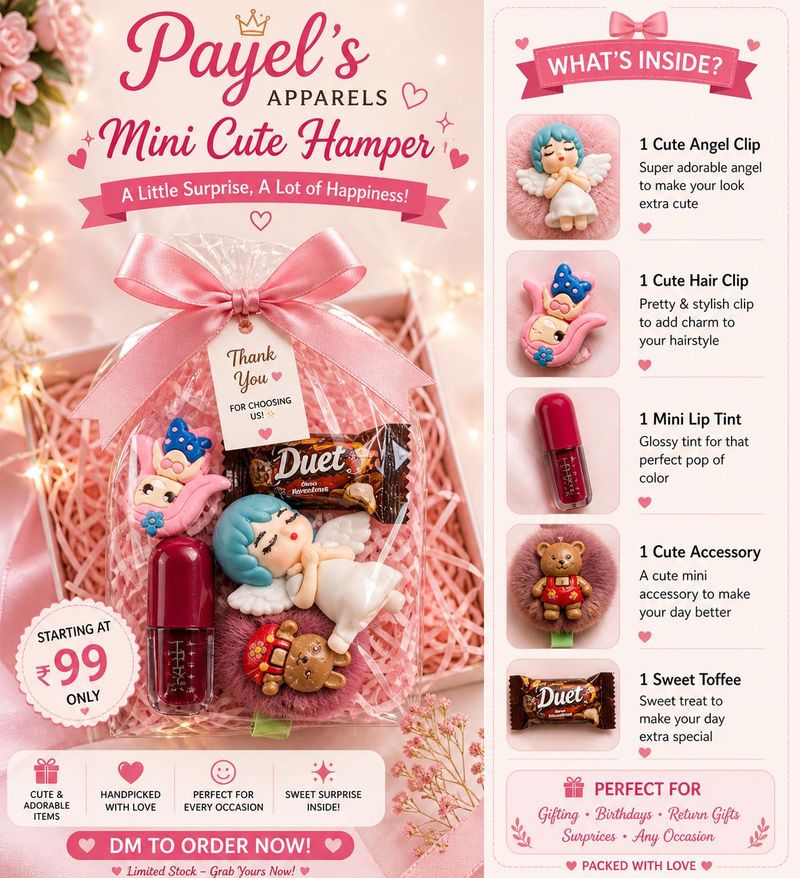 Mini Cute Hamper with Accessories